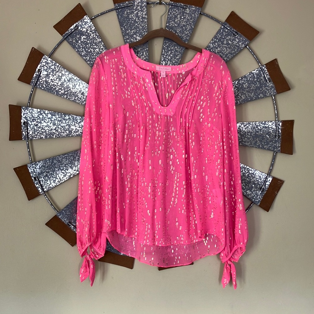 Hot Pink Lily Pulitzer Shirt
